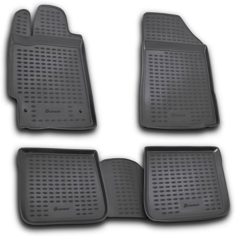 ΠΑΤΑΚΙΑ ΣΕ ΣΚΑΦΗ TPE ΛΑΣΤΙΧΟ ΓΙΑ TOYOTA CAMRY 07/2006-2011  ΣΕ ΑΝΘΡΑΚΙ ΣΚΟΥΡΟ ΓΚΡΙ ΧΡΩΜΑ NOVLINE - 4 ΤΕΜ.