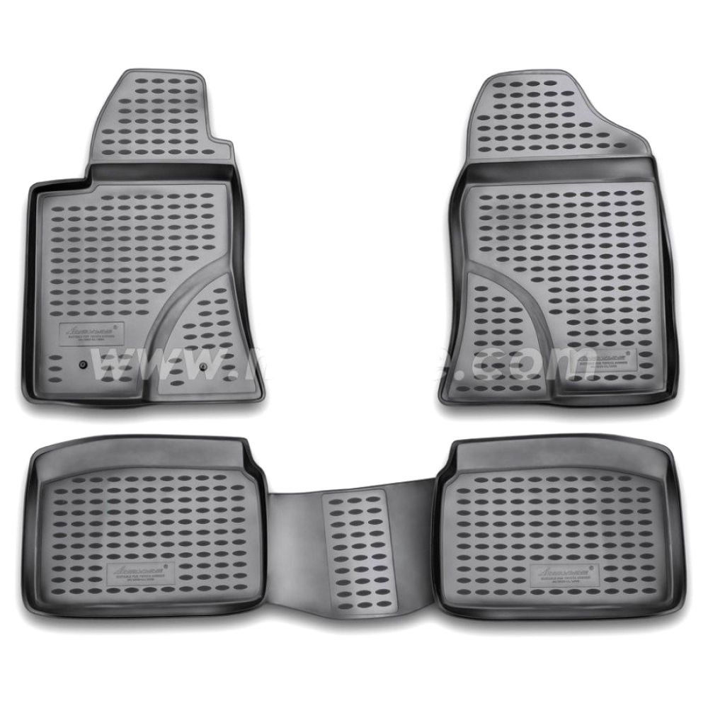 ΠΑΤΑΚΙΑ ΣΕ ΣΚΑΦΗ TPE ΛΑΣΤΙΧΟ ΓΙΑ TOYOTA AVENSIS 04/2003-2009  ΣΕ ΜΑΥΡΟ ΧΡΩΜΑ NOVLINE - 4 ΤΕΜ.