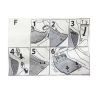 ΠΑΤΑΚΙΑ ΣΕ ΣΚΑΦΗ TPE ΛΑΣΤΙΧΟ ΓΙΑ TOYOTA IQ 03/2008+  ΣΕ ΜΠΕΖ ΧΡΩΜΑ NOVLINE - 3 ΤΕΜ.