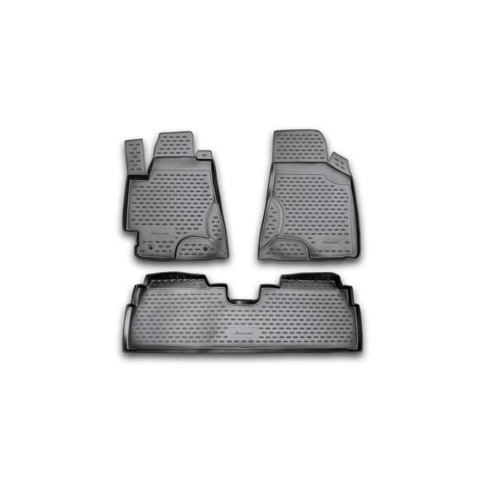 ΠΑΤΑΚΙΑ ΣΕ ΣΚΑΦΗ TPE ΛΑΣΤΙΧΟ ΓΙΑ TOYOTA HIGHLANDER 2001-2007  ΣΕ ΜΑΥΡΟ ΧΡΩΜΑ NOVLINE - 3 ΤΕΜ.