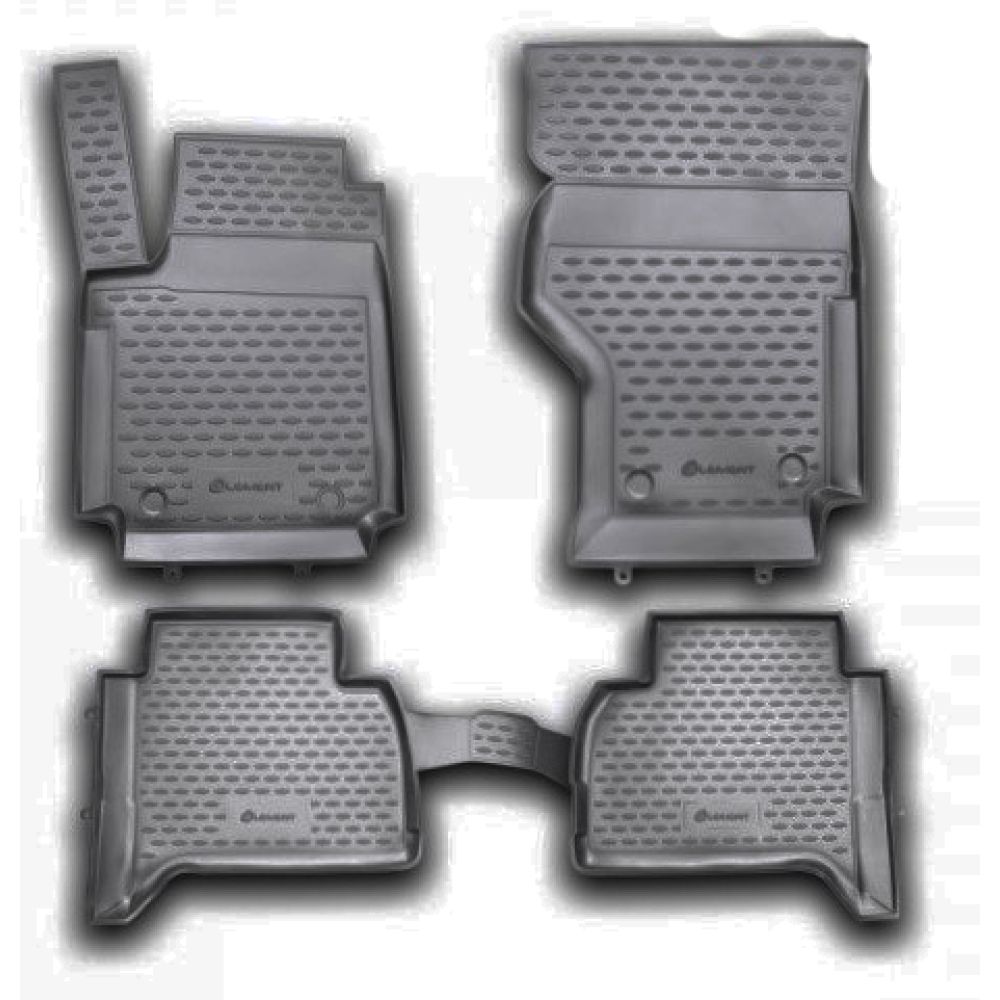 ΠΑΤΑΚΙΑ ΣΕ ΣΚΑΦΗ TPE ΛΑΣΤΙΧΟ ΓΙΑ VW AMAROK 2010+  ΣΕ ΜΑΥΡΑ ΧΡΩΜΑ NOVLINE - 4 ΤΕΜ.