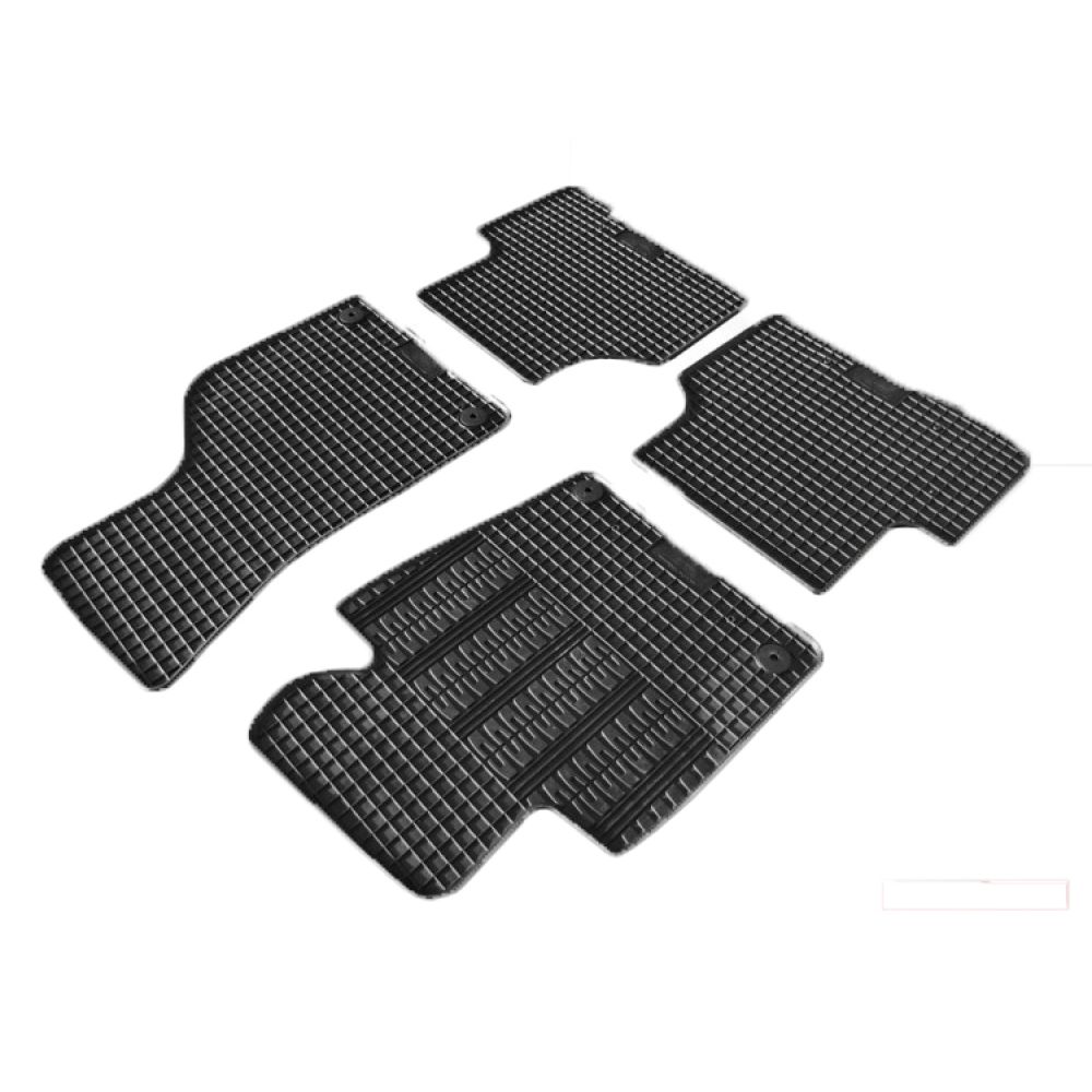 Cik - ΠΑΤΑΚΙΑ ΑΥΤΟΚΙΝΗΤΟΥ ΑΠΟ ΛΑΣΤΙΧΟ ΓΙΑ VW PASSAT B6 2005-2015 / PASSAT B7 2010-2015 ΣΕ ΜΑΥΡΟ ΧΡΩΜΑ ΜΕ ΚΟΥΜΠΩΜΑΤΑ - 4 ΤΕΜ. (RM.VW.0004/CK)