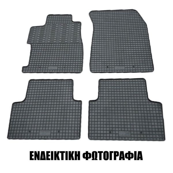 ΜΑΡΚΕ ΠΑΤΑΚΙΑ ΣΕ ΣΚΑΦΗ ΛΑΣΤΙΧΟ ΓΙΑ OPEL GRANDLAND X 2017+ / PEUGEOT 3008 2016+ ΣΕ ΜΑΥΡΟ ΧΡΩΜΑ ΜΕ ΚΟΥΜΠΩΜΑΤΑ CIK - 4 ΤΕΜ.