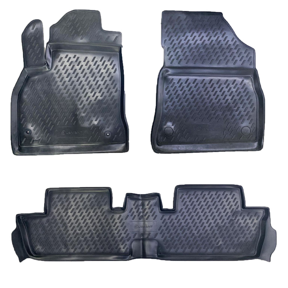 ΠΑΤΑΚΙΑ ΣΕ ΣΚΑΦΗ TPE ΛΑΣΤΙΧΟ ΓΙΑ PEUGEOT 3008 05/2009-2016  ΣΕ ΜΑΥΡΟ ΧΡΩΜΑ NOVLINE - 3 ΤΕΜ.