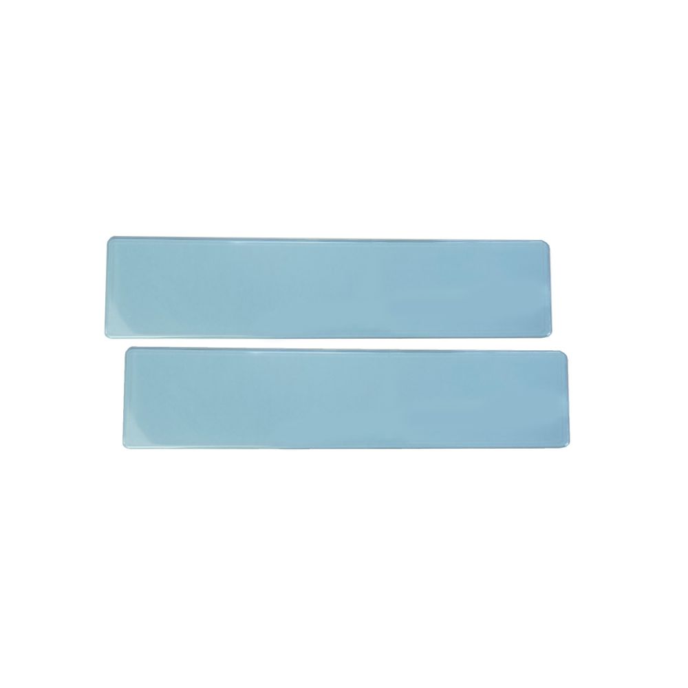 ΠΡΟΣΤΑΤΕΥΤΙΚΟ ΤΖΑΜΙ ΠΙΝΑΚΙΔΑΣ LIGHT BLUE ΝΕΟΥ ΤΥΠΟΥ 52,7 X 12 cm  (ΠΛΑΣΤΙΚΟ/ΜΠΛΕ) - 2 ΤΕΜ.
