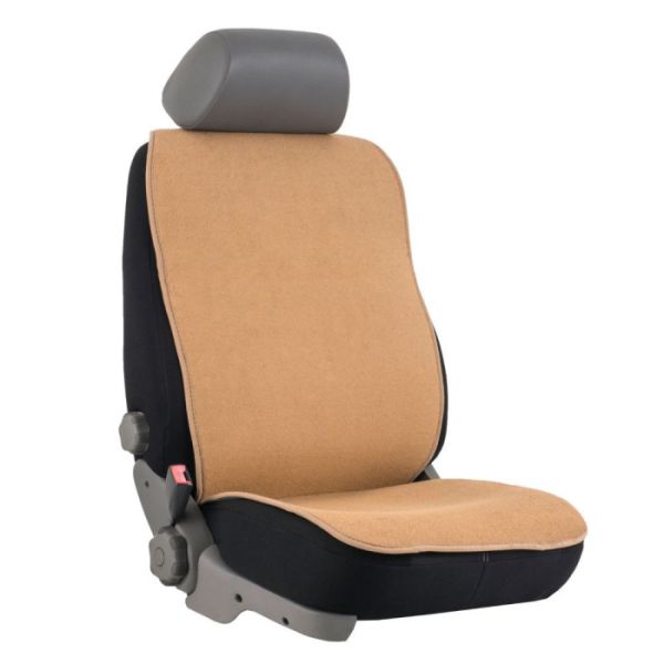 Race Axion - Πλατοκαθίσματα για Εμπρόσθια Καθίσματα με Universal Εφαρμογή από Πετσέτα (70% Βαμβάκι / 30% Πολυεστέρας) σε Μπεζ Χρώμα - 2 Τεμ. (PLAT.60021-RXLY)