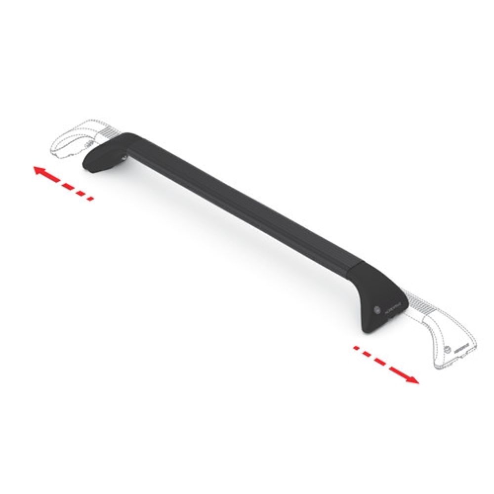 ΜΠΑΡΕΣ SW ΜΑΥΡΕΣ SNAP-FIT ΜΕ ΚΛΕΙΔΙ 109-136 CM
