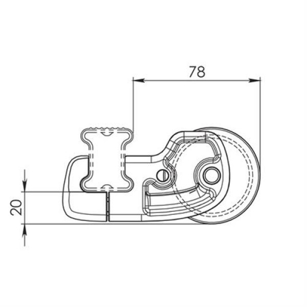 ROLLER ΓΙΑ ΜΠΑΡΕΣ ΜΑΥΡΕΣ Κ-7 L=96CM