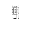 P21W 24/28V BA15s HYPER-LED 39