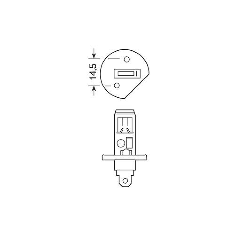 H1 12V 55W P14,5s