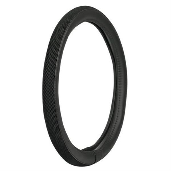Lampa Κάλυμμα Τιμονιού Αυτοκινήτου Duo-Grip 35-37εκ. Άοσμο πλεχτή αντιιδρωτική επένδυση Μαύρο 1-τεμ. (L3314.0)