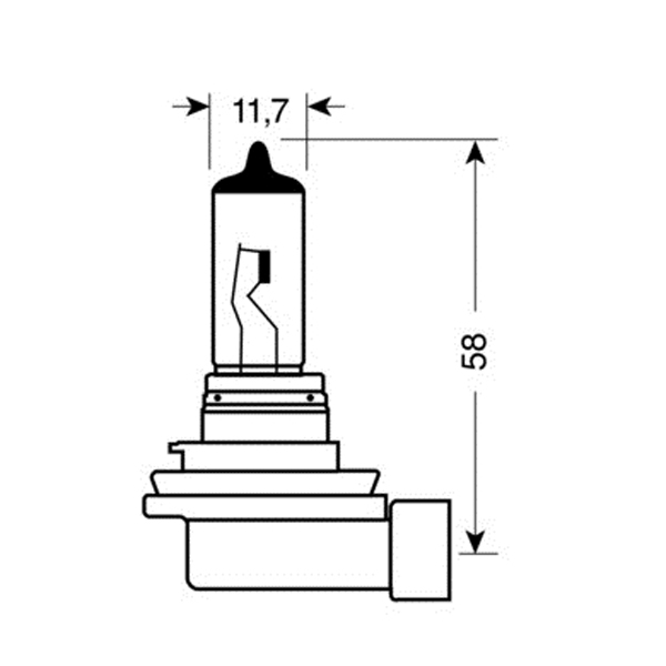 H11 ΑΛΟΓΟΝΟΥ 12V 55W