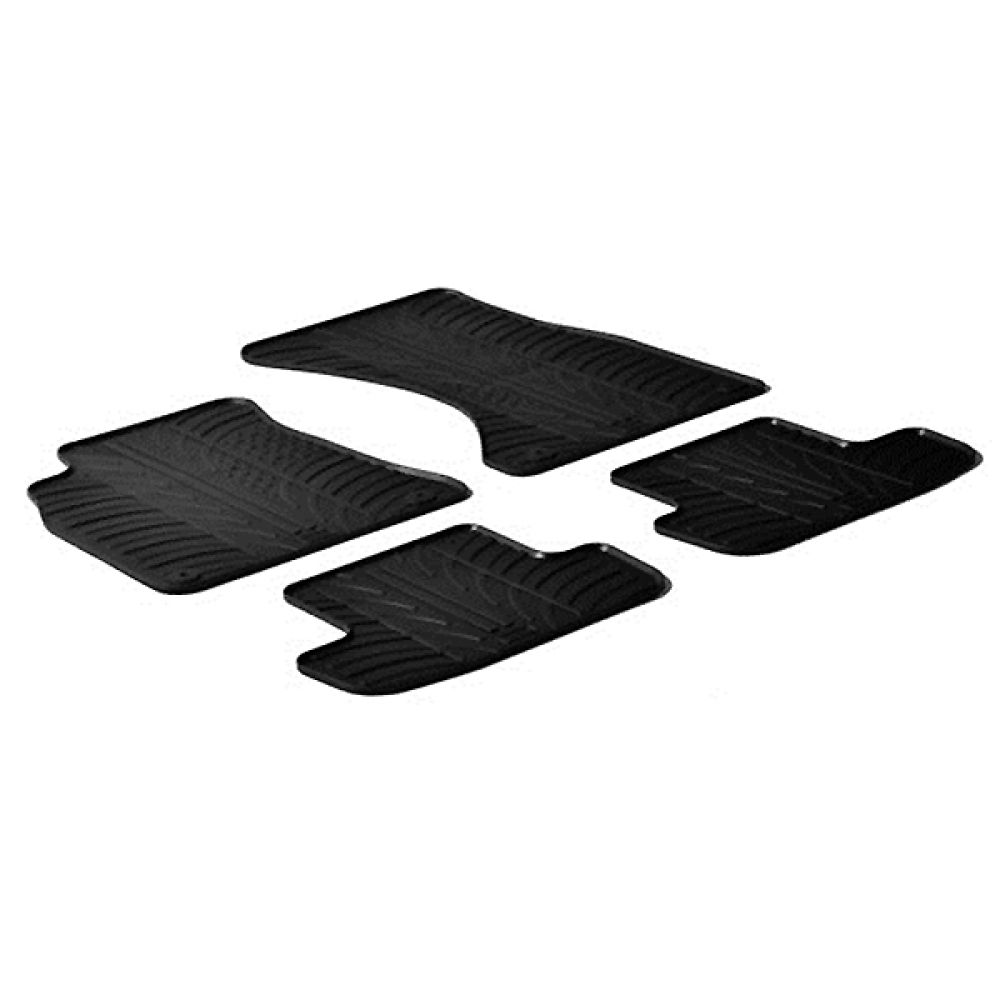LAMPA - ΠΑΤΑΚΙΑ ΑΥΤΟΚΙΝΗΤΟΥ ΑΠΟ ΛΑΣΤΙΧΟ ΓΙΑ AUDI A4 ALLROAD / AVANT / A5 SPORTBACK 11/2007-05/2016 ΣΕ ΜΑΥΡΟ ΧΡΩΜΑ ME ΚΟΥΜΠΩΜΑΤΑ - 4 ΤΕΜ.