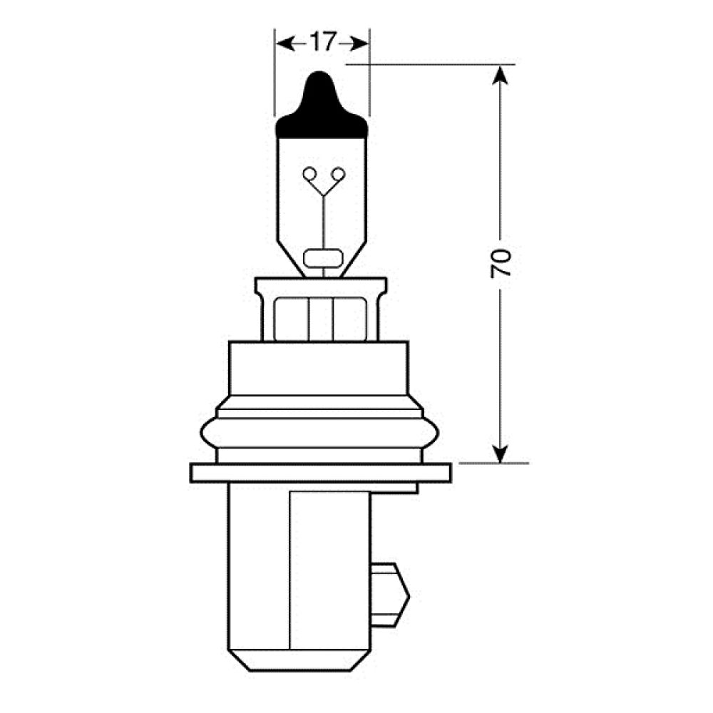 HB1 9004 12V 65/45W BLU-XE 4.500K +20% ΚΟΥΤΙ 2ΤΕΜ.