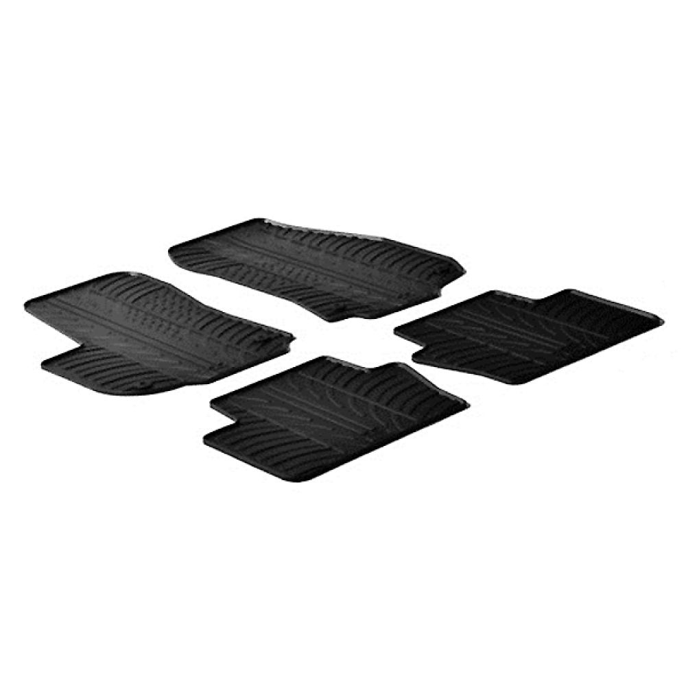 LAMPA - ΠΑΤΑΚΙΑ ΑΥΤΟΚΙΝΗΤΟΥ ΑΠΟ ΛΑΣΤΙΧΟ ΓΙΑ OPEL ZAFIRA 07/2005-2015 ΣΕ ΜΑΥΡΟ ΧΡΩΜΑ ME ΚΟΥΜΠΩΜΑΤΑ - 4 ΤΕΜ.