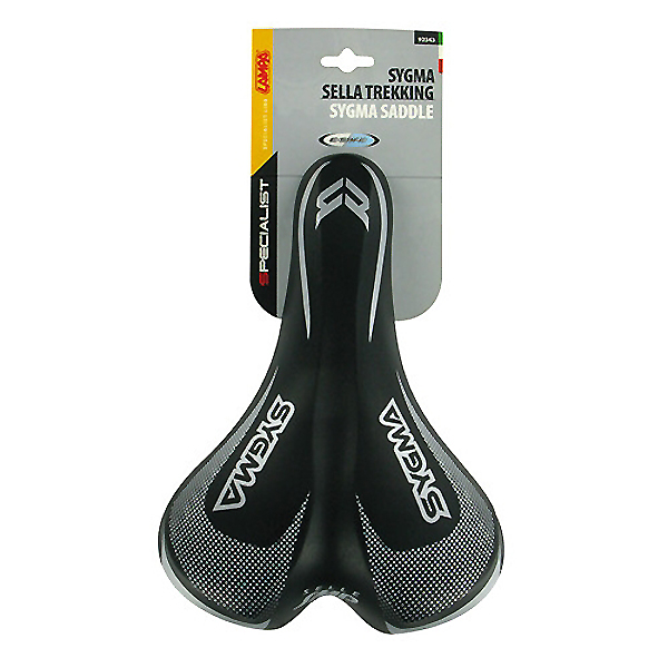 Σέλα ποδηλάτου (260x180mm /480gr) μαύρη Sygma Saddle Σέλα ποδηλάτου (260x180mm /480gr) μαύρη Sygma Saddle