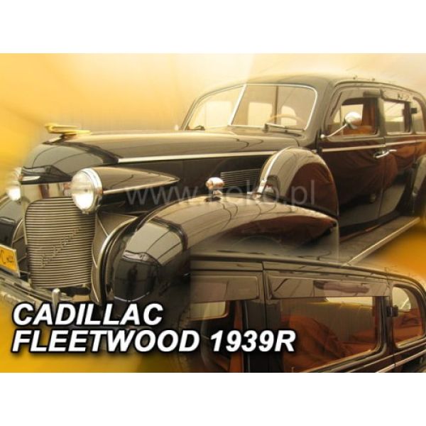 Heko – Εξωτερικοί Ανεμοθραύστες Παραθύρων για Cadillac Fleetwood Series 75 Limousine 5πορτο 10/1937 > 09/1940 (Εμπρός & Πίσω) – 4 Τεμ. (ANEM.SET10609)