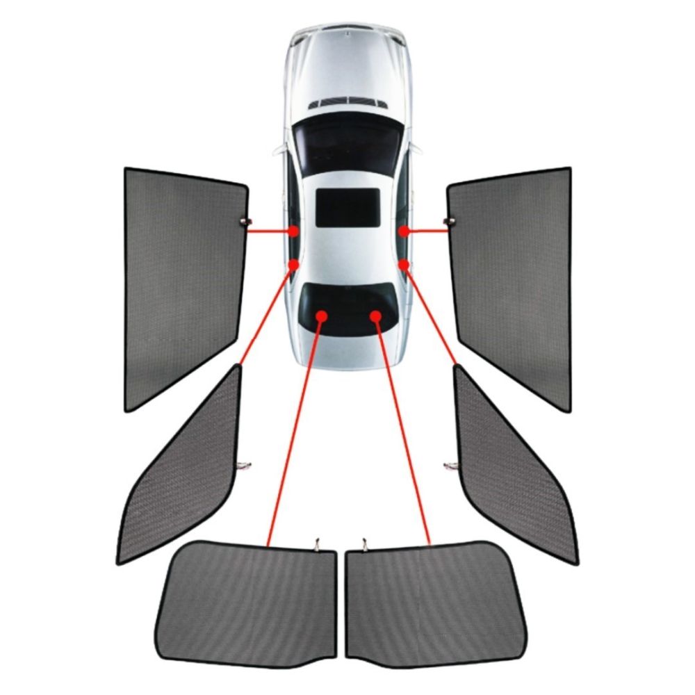 CarShades - ΚΟΥΡΤΙΝΑΚΙΑ  CAR SHADES ΓΙΑ FORD EDGE 5D 2015+ - 6 ΤΕΜ. (PVC.FOR-EDGE-5-A)