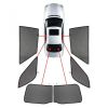 CarShades - ΚΟΥΡΤΙΝΑΚΙΑ  CAR SHADES ΓΙΑ CITROEN C4 5D 2020+ - 6 ΤΕΜ (PVC.CIT-C4-5-C)