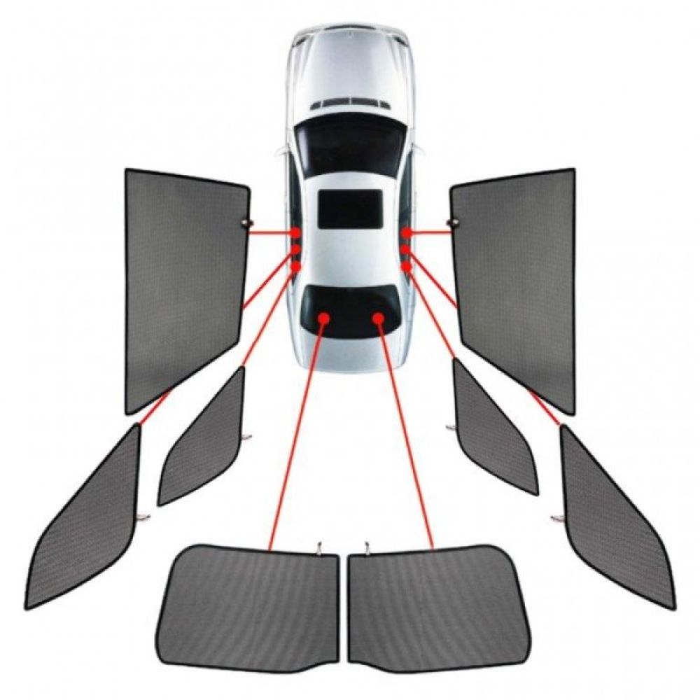 CarShades - ΚΟΥΡΤΙΝΑΚΙΑ  CAR SHADES ΓΙΑ BMW X6 (F16) 5D 2015-2019- 8 ΤΕΜ. (PVC.BMW-X6-5-B)