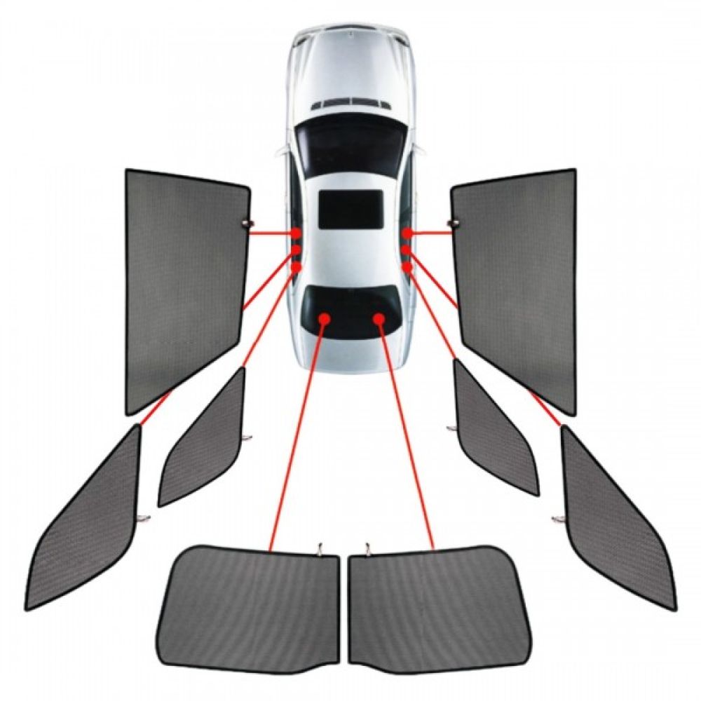CarShades - ΚΟΥΡΤΙΝΑΚΙΑ  CAR SHADES ΓΙΑ BMW X7 (G07) 5D 2018+ - 8ΤΕΜ. (PVC.BMW-X7-5-A)