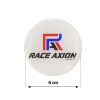 Race Axion - Αυτοκόλλητα Ζαντών Σμάλτου διάσταση 6cm χρώμα Λευκό/Μπλε/Κόκκινο/Black Για Επιβατικά Αυτοκίνητα - 4 τεμ.