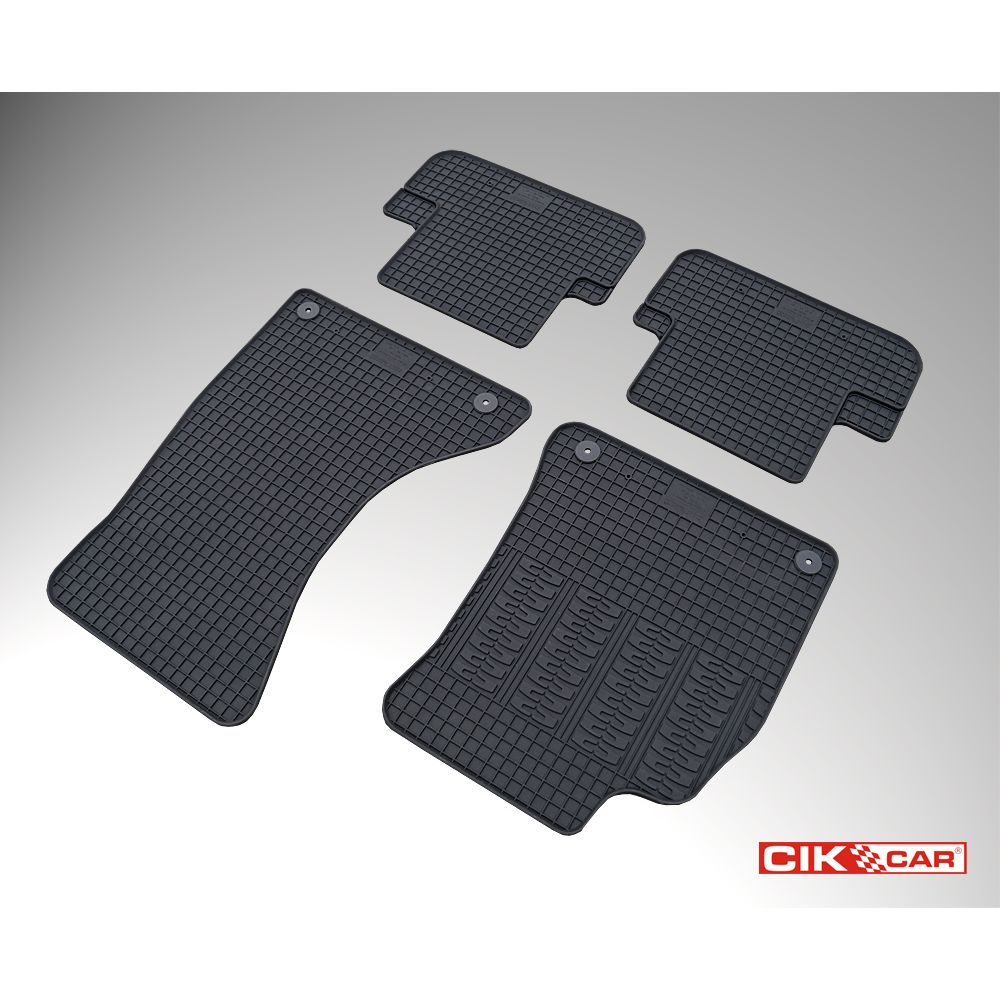 Cik - ΠΑΤΑΚΙΑ ΑΥΤΟΚΙΝΗΤΟΥ ΑΠΟ ΛΑΣΤΙΧΟ ΓΙΑ AUDI A4 2008-2012 / A5 2007-2015 / S5 2007-2015 ΣΕ ΜΑΥΡΟ ΧΡΩΜΑ ΜΕ ΚΟΥΜΠΩΜΑΤΑ - 4 ΤΕΜ. (RM.AU.0003/CK)