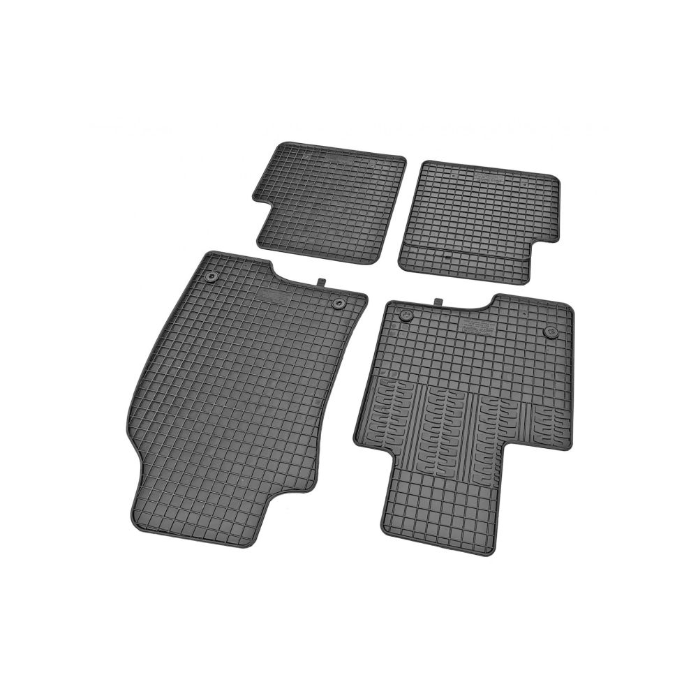 Cik - ΠΑΤΑΚΙΑ ΑΥΤΟΚΙΝΗΤΟΥ ΑΠΟ ΛΑΣΤΙΧΟ ΓΙΑ FIAT PANDA 2012-2020 / FIAT PANDA 4X4 2012-2020 ΣΕ ΜΑΥΡΟ ΧΡΩΜΑ ΜΕ ΚΟΥΜΠΩΜΑΤΑ - 4 ΤΕΜ. (RM.FI.0012/CK)