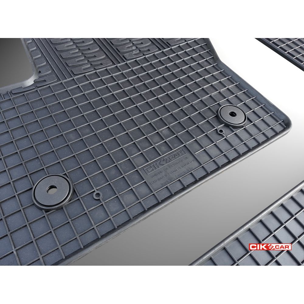 Cik - ΠΑΤΑΚΙΑ ΑΥΤΟΚΙΝΗΤΟΥ ΑΠΟ ΛΑΣΤΙΧΟ ΓΙΑ FORD KUGA 2013-2015 ΣΕ ΜΑΥΡΟ ΧΡΩΜΑ ΜΕ ΚΟΥΜΠΩΜΑΤΑ - 4 ΤΕΜ. (RM.FO.0009/CK)
