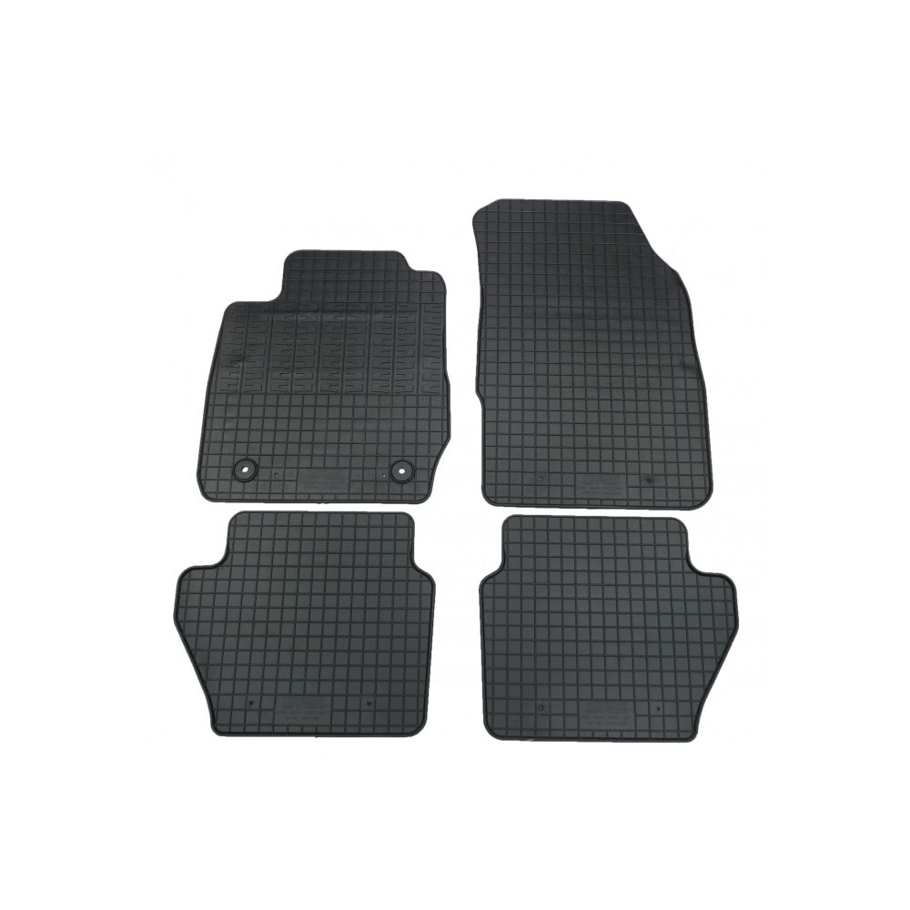 Cik - ΠΑΤΑΚΙΑ ΑΥΤΟΚΙΝΗΤΟΥ ΑΠΟ ΛΑΣΤΙΧΟ ΓΙΑ FORD FIESTA 3D / ST 5D / ST2 2017+ ΣΕ ΜΑΥΡΟ ΧΡΩΜΑ ΜΕ ΚΟΥΜΠΩΜΑΤΑ - 4 ΤΕΜ. (RM.FO.0033/CK)