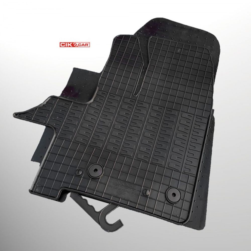 Cik - ΠΑΤΑΚΙΑ ΑΥΤΟΚΙΝΗΤΟΥ ΑΠΟ ΛΑΣΤΙΧΟ ΓΙΑ FORD CUSTOM TOURNEO 2ΘΕΣΙΟ 2018+ ΣΕ ΜΑΥΡΟ ΧΡΩΜΑ ΜΕ ΚΟΥΜΠΩΜΑΤΑ - 2 ΤΕΜ. (RM.FO.0039/CK)