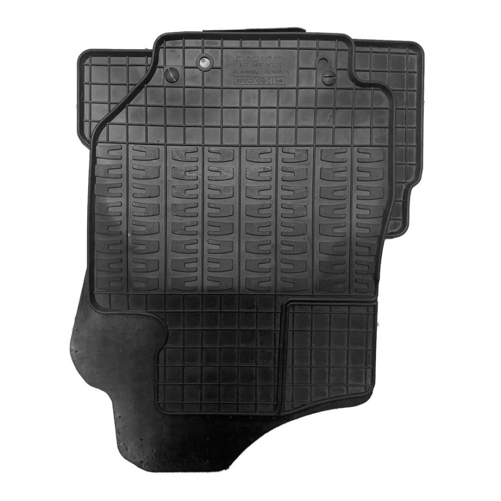 Cik - ΠΑΤΑΚΙΑ ΑΥΤΟΚΙΝΗΤΟΥ ΑΠΟ ΛΑΣΤΙΧΟ ΓΙΑ SUZUKI JIMNY 3D / 5D 2018+ ΣΕ ΜΑΥΡΟ ΧΡΩΜΑ ΜΕ ΚΟΥΜΠΩΜΑΤΑ - 4 ΤΕΜ. (RM.SUZ.0006/CK)