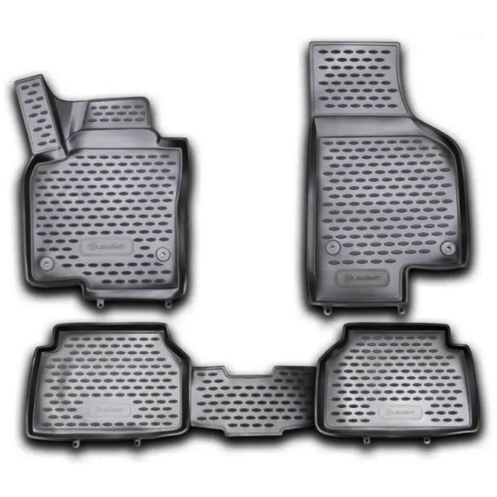 ΠΑΤΑΚΙΑ ΣΕ ΣΚΑΦΗ TPE ΛΑΣΤΙΧΟ ΓΙΑ VW TIGUAN 12/2007-2016  ΣΕ ΜΑΥΡΟ ΧΡΩΜΑ NOVLINE - 4 ΤΕΜ.