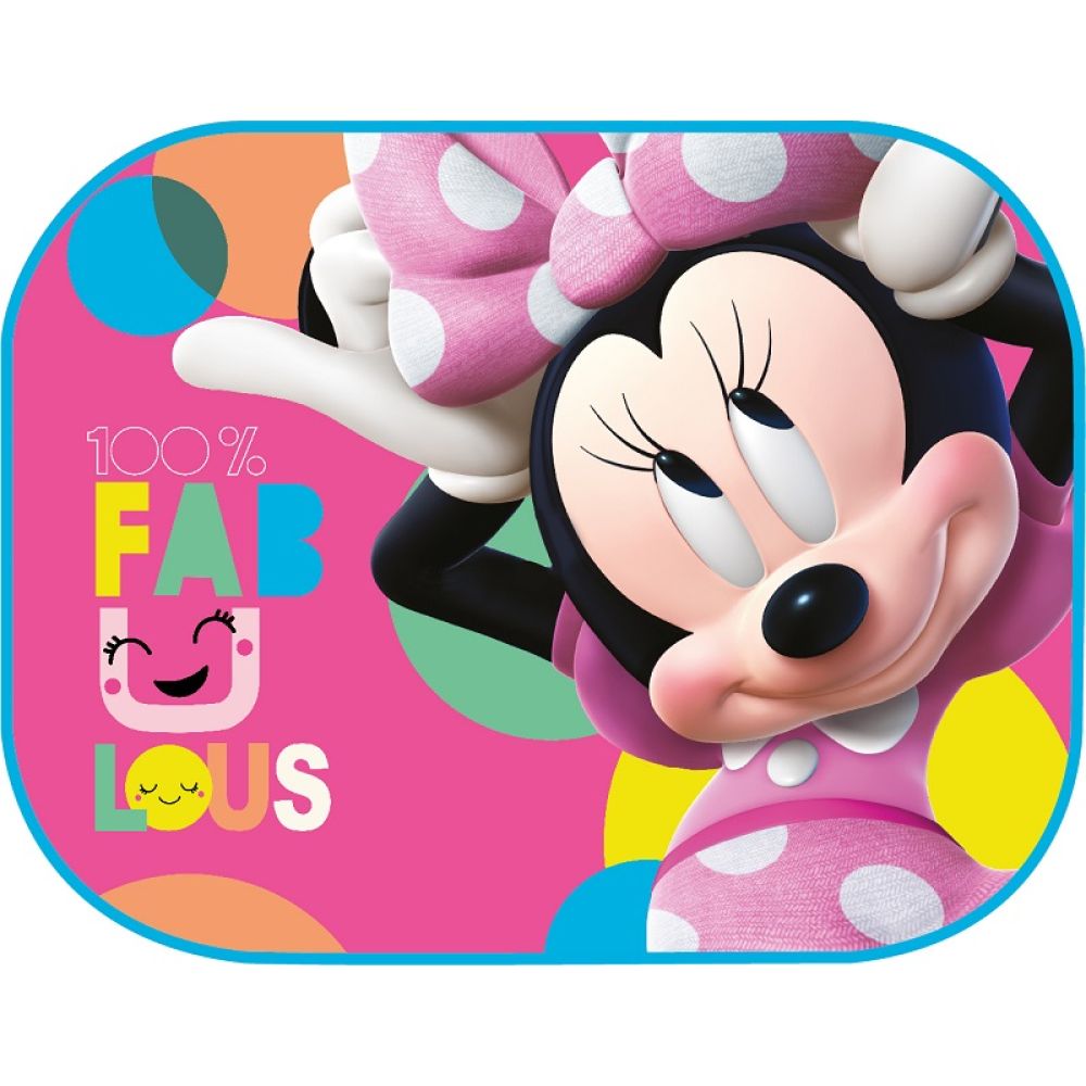 Amio - ΗΛΙΟΠΡΟΣΤΑΣΙΕΣ ΠΛΑΙΝΕΣ MINNIE ΜΕ ΒΕΝΤΟΥΖΑ 44x35cm - 2 Τεμ. (S59332/AM)