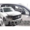 ΑΝΕΜΟΘΡΑΥΣΤΕΣ ΓΙΑ VW T-CROSS 5D 2019+ ΣΕΤ ΑΥΤΟΚΙΝΗΤΟΥ ΑΠΟ ΕΥΚΑΜΠΤΟ ΦΙΜΕ ΠΛΑΣΤΙΚΟ HEKO - 4 ΤΕΜ.