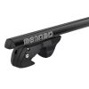 Menabo - Σετ Μπάρες Οροφής Αλουμινίου τύπου Sherman XL Black Για Audi A4 Allroad (B9) 06/2016 > 5πορτο Μήκος 135cm Για Raised Rails - 1 σετ. (12290/MB)
