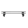 ΜΠΑΡΕΣ ΟΡΟΦΗΣ ΑΛΟΥΜΙΝΙΟΥ DELTA XL SILVER 161 cm ROOF RACK ΣΕΤ ΣΕ ΑΣΗΜΙ ΧΡΩΜΑ ΜΕ ΠΡΟΣΤΑΤΕΥΤΙΚΑ ΚΑΠΑΚΙΑ ΑΚΡΩΝ ΓΙΑ ΑΠΛΗ ΟΡΟΦΗ MENABO - 2 ΤΕΜ.