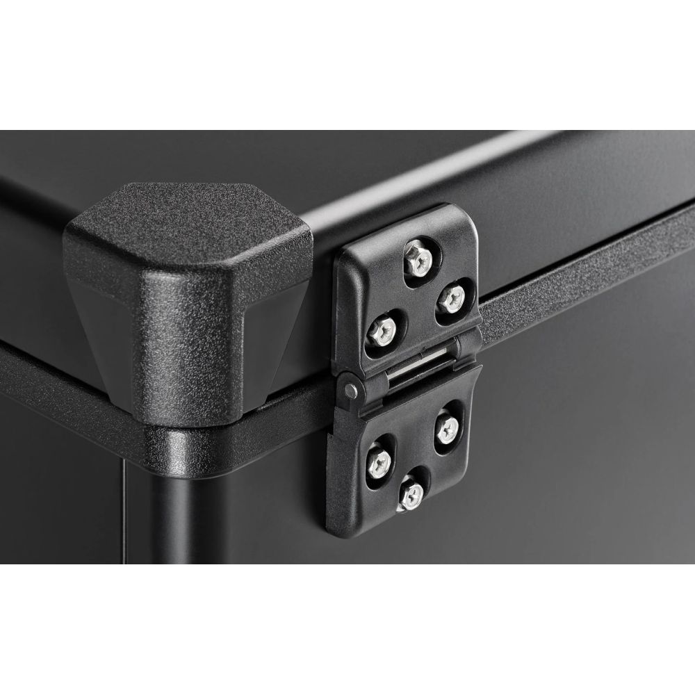 ΨΥΓΕΙΟ TB65DD STEEL BLACK ΜΕΤΑΛΛΙΚΟ ΜΕ 2 ΘΑΛΑΜΟΥΣ 60L (36L+24L) 12/24V 85W 499x810x492mm  INDEL B - 1 TEM.