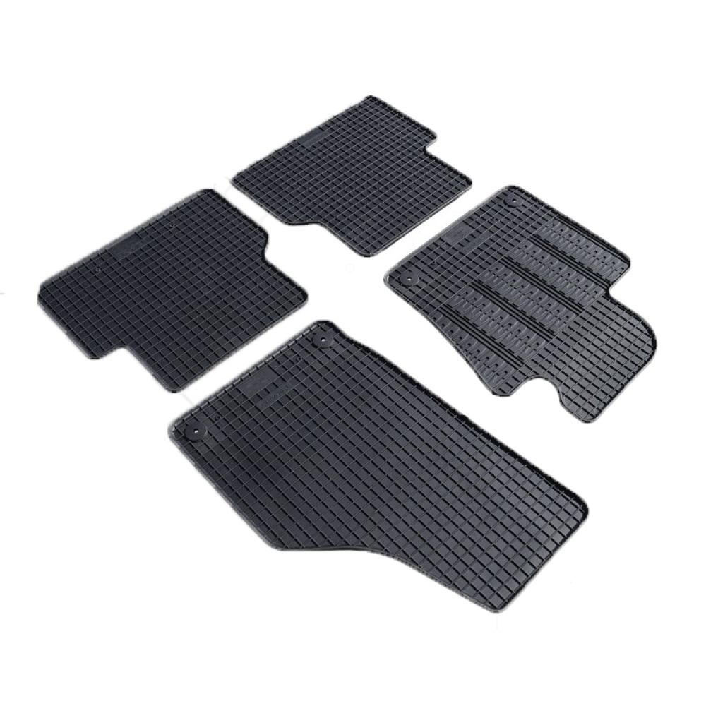 Cik - ΠΑΤΑΚΙΑ ΑΥΤΟΚΙΝΗΤΟΥ ΑΠΟ ΛΑΣΤΙΧΟ ΓΙΑ VW TIGUAN 2007-2015 ΣΕ ΜΑΥΡΟ ΧΡΩΜΑ ΜΕ ΚΟΥΜΠΩΜΑΤΑ - 4 ΤΕΜ. (RM.VW.0007/CK)
