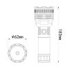 ΦΑΚΟΣ ΧΕΙΡΟΣ 1x15W 413lm IP65 183mm Φ62mm 6000mAh Li-ion TACTICAL LASER FLASHLIGH M-TECH - 1 Τεμ.