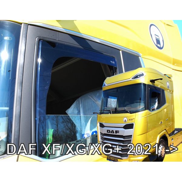 ΑΝΕΜΟΘΡΑΥΣΤΕΣ ΓΙΑ DAF XF/XG/XG+ 2021+ ΜΕ ΚΑΜΕΡΑ ΖΕΥΓΑΡΙ ΑΠΟ ΕΥΚΑΜΠΤΟ ΦΙΜΕ ΠΛΑΣΤΙΚΟ HEKO - 2 ΤΕΜ.