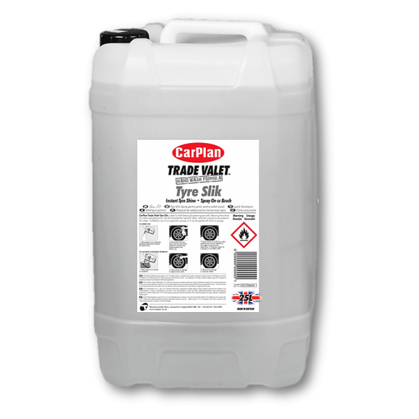 ΥΓΡΟ ΓΥΑΛΙΣΜΑΤΟΣ /ΠΡΟΣΤΑΣΙΑΣ ΕΛΑΣΤΙΚΩΝ CARPLAN TRADE VALET TIRE SLIK 25LT ΥΓΡΟ ΓΥΑΛΙΣΜΑΤΟΣ /ΠΡΟΣΤΑΣΙΑΣ ΕΛΑΣΤΙΚΩΝ CARPLAN TRADE VALET TIRE SLIK 25LT