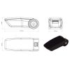 Ολοκληρωμένος Τεμπέλης Καθίσματος ARMSTER 3 SEAT MOUNTED για Ford Transit Connect LHD 2018+ από Πλαστικό και Vegan Δέρμα σε Μαύρο Χρώμα RATI - 1 τεμ.