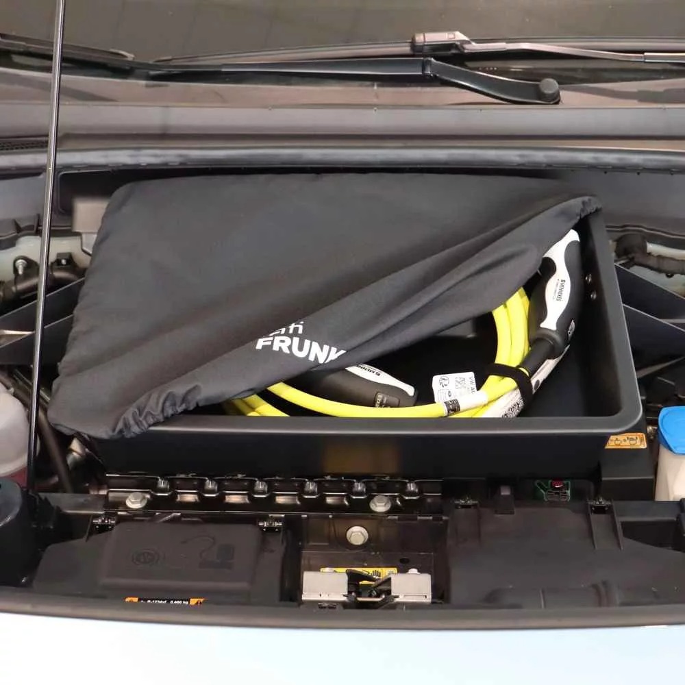 Rati - Frunk Ford Explorer 2024>, Ford Capri 2024> πρακτικός Εμπρός Αποθηκευτικός Χώρος 10L για Καλώδια Φόρτισης και Καθημερινή Οργάνωση Ηλεκτρικών ΙΧ - 1 Τεμ. (V01945A)