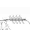 ΑΝΕΜΟΘΡΑΥΣΤΗΣ ΑΛΟΥΜΙΝΙΟΥ ΓΙΑ ΜΠΑΡΕΣ KARGO-PLUS KP-9 95cm 1ΤΕΜ.