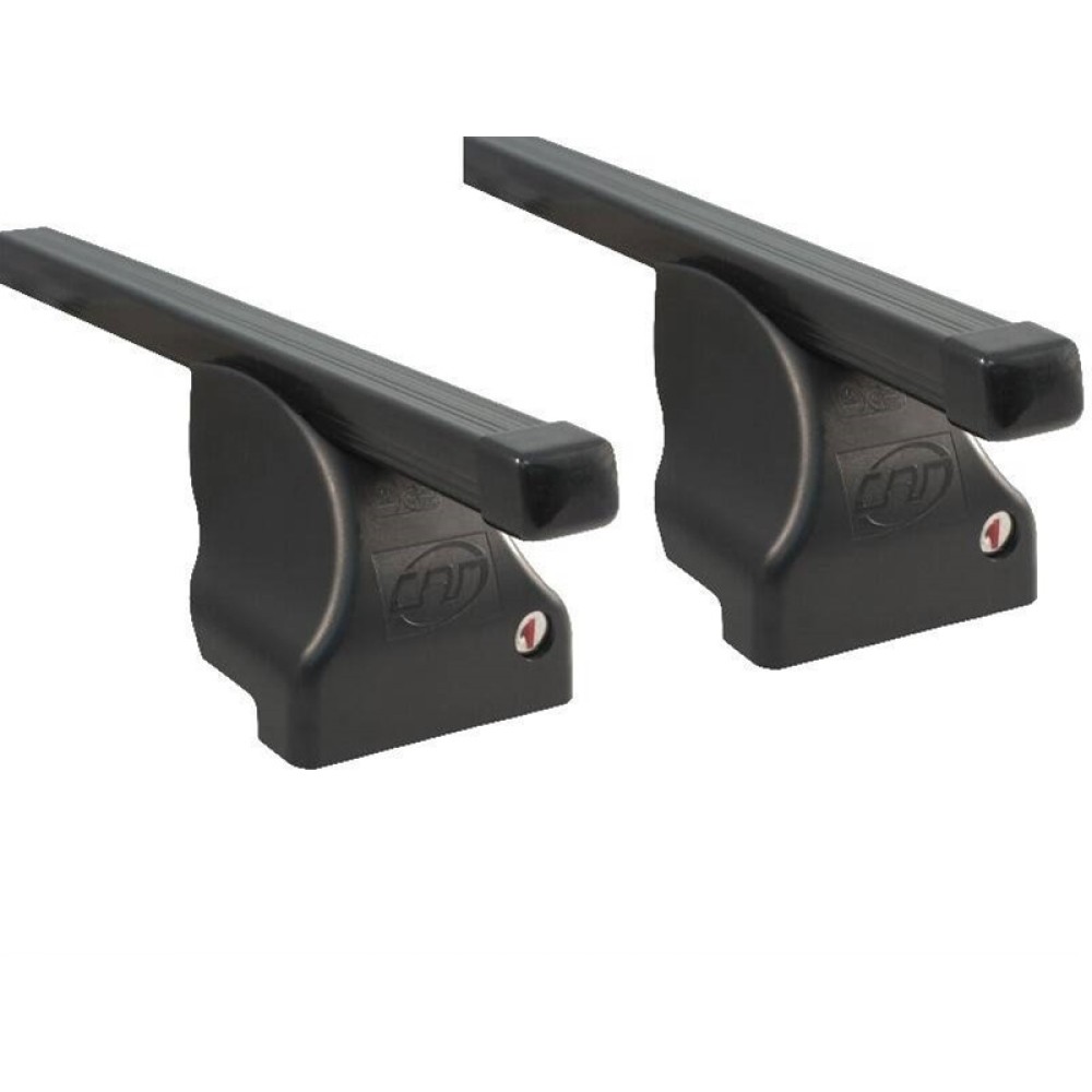 Σετ Μπάρες Οροφής Σιδερένιες με τα πόδια 130εκ για Ford Mondeo 4D-5D 2007-2014 2τμχ Cube Cam