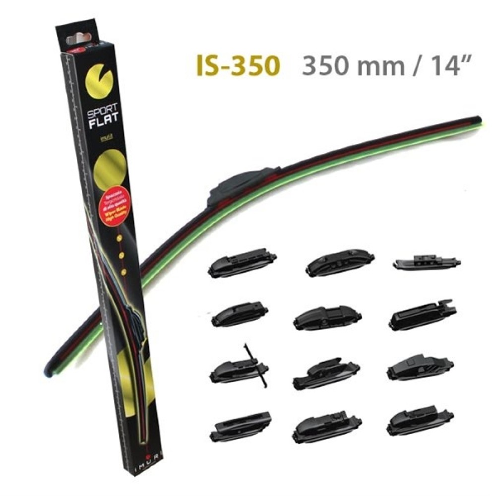 Υαλοκαθαριστήρες SportFlat 14" (350mm) 1τμχ Imuri