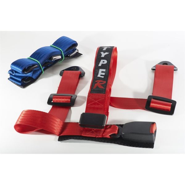 Ζώνη 4 Σημείων κόκκινη TR42-9026 SB011 1τμχ Autolegend