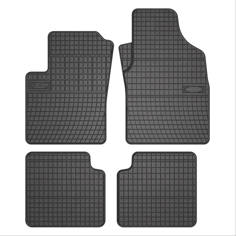 Πατάκια Αυτοκινήτου Λαστιχένια Ford Ka 2008-2016 - Fiat 500 2007-> - Panda 2003-2012 4τμχ Frogum