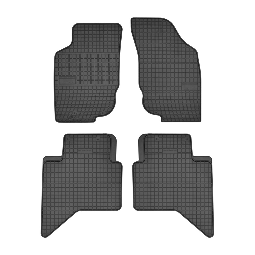 Πατάκια Αυτοκινήτου Λαστιχένια Toyota Hi-Lux Double Cab 2005-2015 4D 4τμχ Frogum